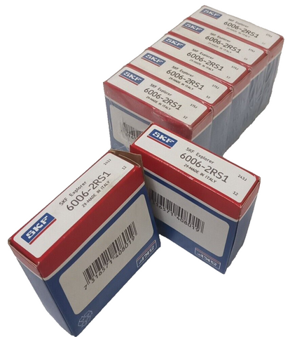 7x SKF 6006-2RS1 Ball Bearings 30 x 55 x 13 mm 2RS1 Deep Groove Ball Bearings 60062RS1