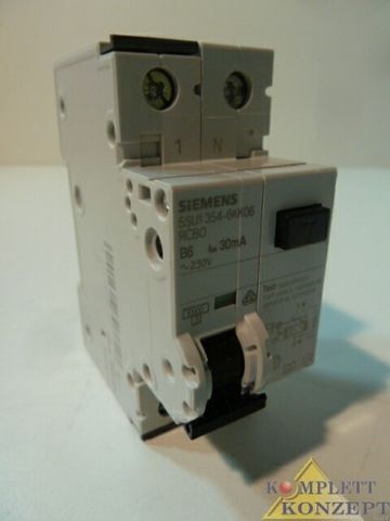Siemens 5SU1 354-6KK06 FI/LS Protective Device FI/LS Switch Circuit Breaker
