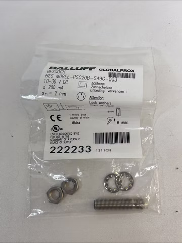 Balluff BES00CK, BES M08EE-PSC20B-S49G-003 induktiver Sensor Näherungsschalter