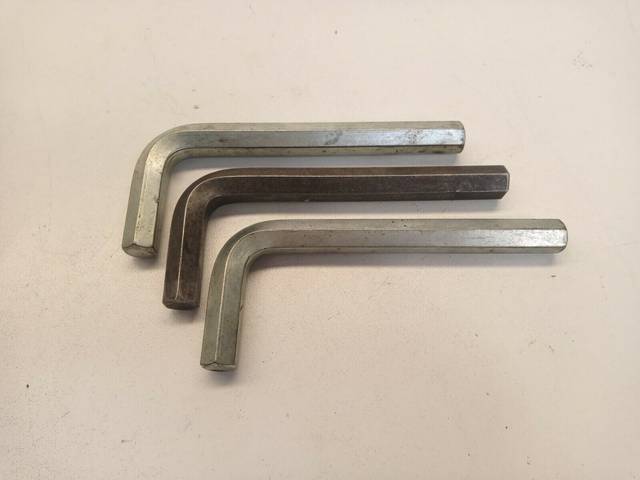 3x Allen Wrench 12 DIN 911 Angled Screwdriver 12mm, Hexagon, 12DIN, 12 mm