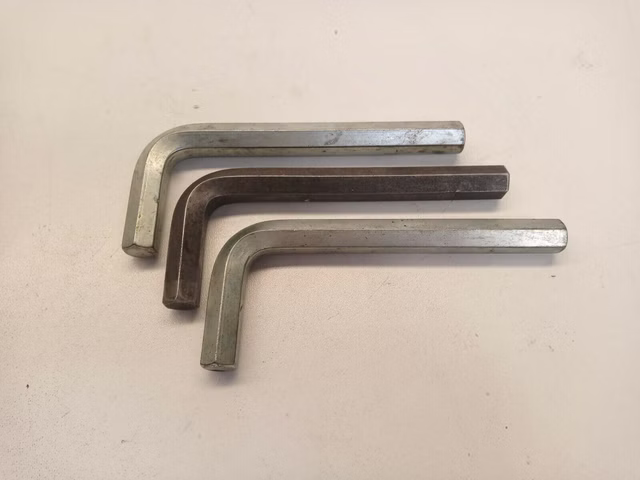 3x Innensechskant 12 DIN 911 Winkelschraubendreher 12mm, Sechskant, 12DIN, 12 mm