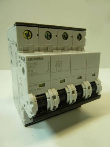 Siemens 5SY8 604-7 Circuit Breaker Protective Switch