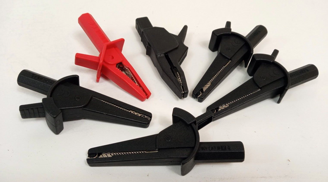 6x Crocodile Clip Crocodile Clip Test Clip Grabbing Clip 4cm