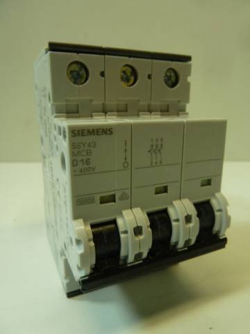 Siemens 5SY4 316-8 Circuit Breaker Protective Switch
