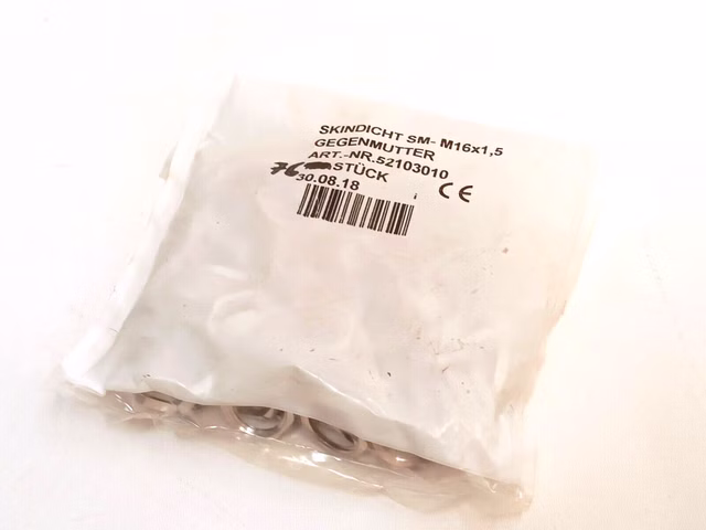 76x Gegenmutter SM-M 16X1,5 Verschraubung 52103010