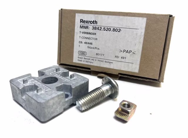 Rexroth, 3842.520.802, 3842520802, T-Verbinder, T-Connector, 45 x 45mm