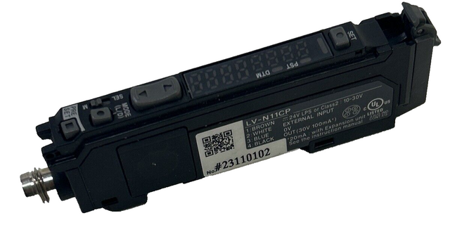 KEYENCE LV-N11CP رأس المستشعر LVN11CP مستشعر 23110102 مستشعر ليزر | الوحدة الرئيسية