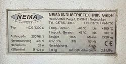 46216_5.jpg Innenraum der Nema NCG 4390 S Temperaturschockkammer
