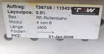 Detailansicht TGW Schwerkraft-Rollenbahn