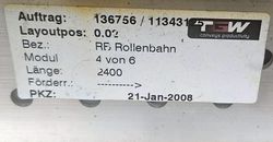 46286_4.jpg Detailansicht TGW Schwerkraft-Rollenbahn