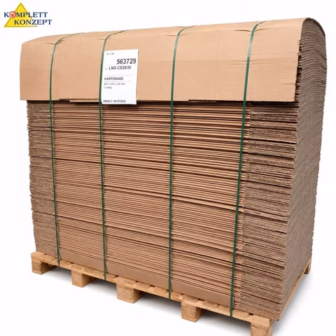 20 Stück Kartonage Karton Faltkarton Faltschachtel 590x460x1397 mm