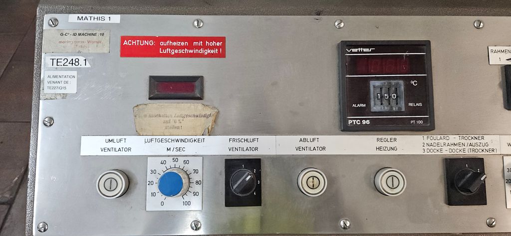 Mathis THN 10988 Labor Thermosalanlage 27 kW Vorderansicht