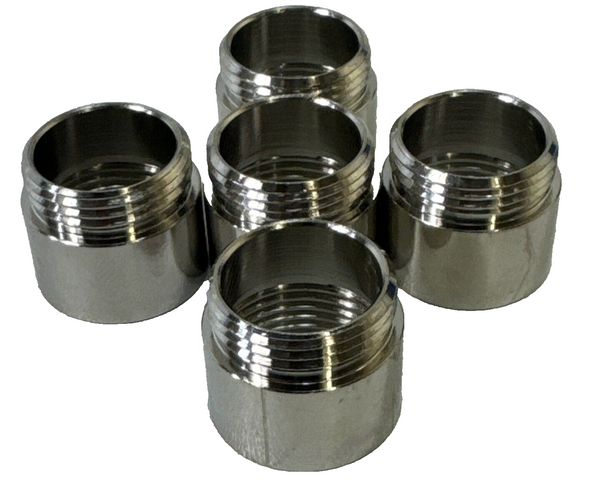 5x Water Tap Adapter Internal Thread 18Ø mm External Thread 22Ø mm