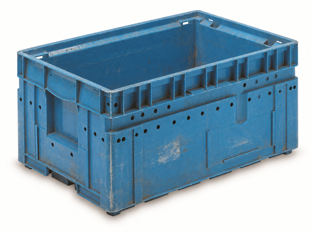 28x C-KLT 6428 Box Stacking Crate Container Box 600x400x280 mm Storage Workshop