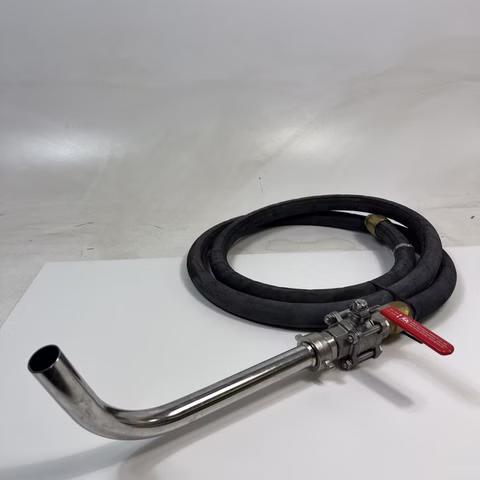 FLUX ELAFLEX Saugrohr mit Ablaufschlauch Ø28 mm G3/4 DN25 | END-Armaturen 1.4408