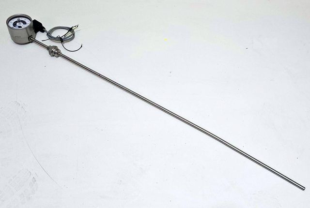 Kobold TNS / TNF gas pressure thermometer with nitrogen filling stem thermometer