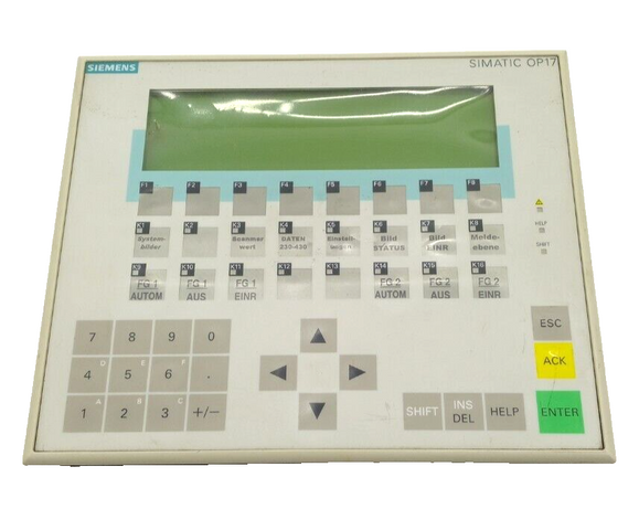 لوحة التشغيل Siemens Simatic OP17 6AV3 617-1JC20-0AX1