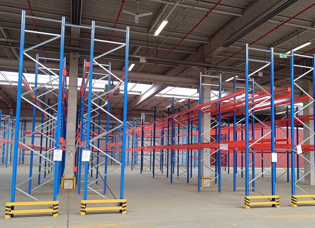 10,8 m Topregal PR9000 Palettenregal 5,5 m hoch 2 Ebenen Schwerlastregal Regal