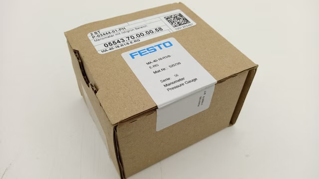 FESTO MA-40-16-R1/8-E-RG Manometer Druckmessgerät 525726 MA4016R18ERG
