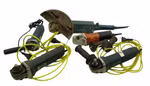 5x Defekte Elektrowerkzeuge (Winkelschleifer, gemischtes Lot)
