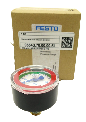 Festo MA-40-145-R1/8-PSI-E-RG Манометр с красной/зеленой зоной