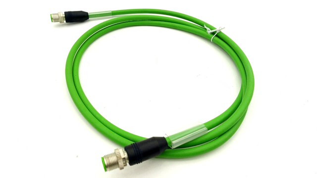 1.5m Murrelektronik 7000-44511-7960150 PUR 2x2xAWG22 shielded M12 plug 0° cable