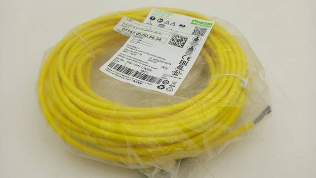 20m Murr Elektronik 7000-12241-1262000 كابل توصيل M12 PUR 5x0.34 كابل