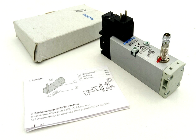 Festo 560726 VSVA-B-M52-MZ-A1-1C1-APP Электромагнитный клапан Клапан 5/2 моностабильный