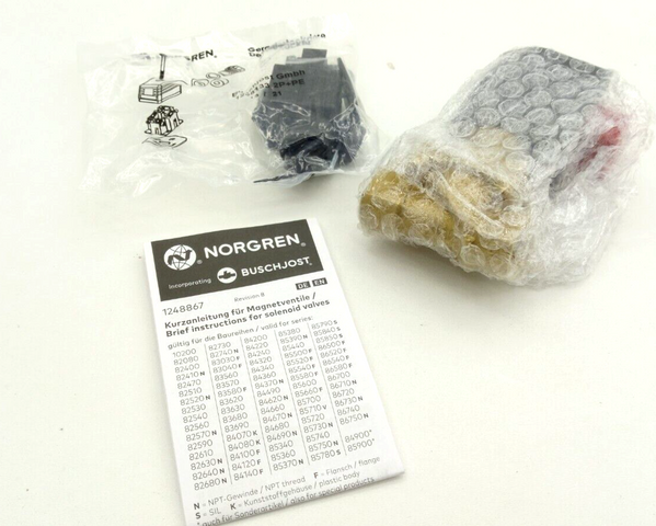 Norgren 8254101.9151.02400 2/2 Way Valve NC G1/2, 8254101915102400