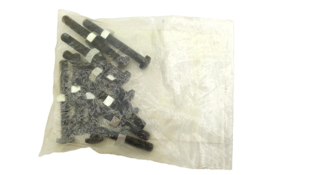 11x Ludwig Meister 480-GN251-M6-50-AK stop bolt with lock nut screw