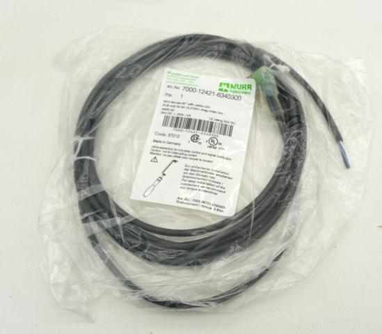 Murrelektronik 7000-12421-6340300 Соединительный кабель 7000124216340300 Кабель 3m