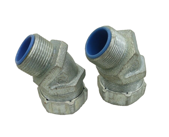 Thomas & Betts T&B металлический резьбовой угловой соединитель - 2x