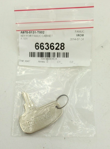 Fanuc A970-0131-T002 Key Cabinet 663628 cabinet key set A9700131T002 F-131