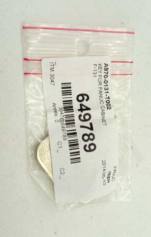 Fanuc A970-0131-T002 ключ для шкафа 649789 комплект ключей для шкафа A9700131T002 F-131