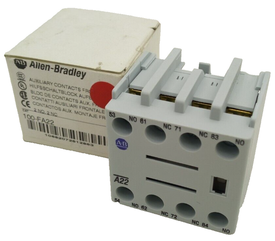 Allen Bradley 100-FA22 Блок вспомогательных контактов 100FA22 Блок вспомогательного переключателя, серия B