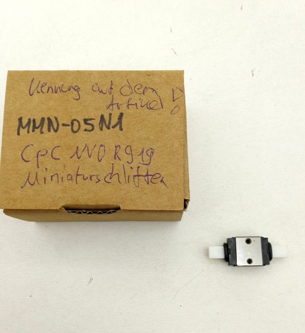 Миниатюрная каретка на направляющей рейке CPC MMN-05N1 CPC NV0 R919
