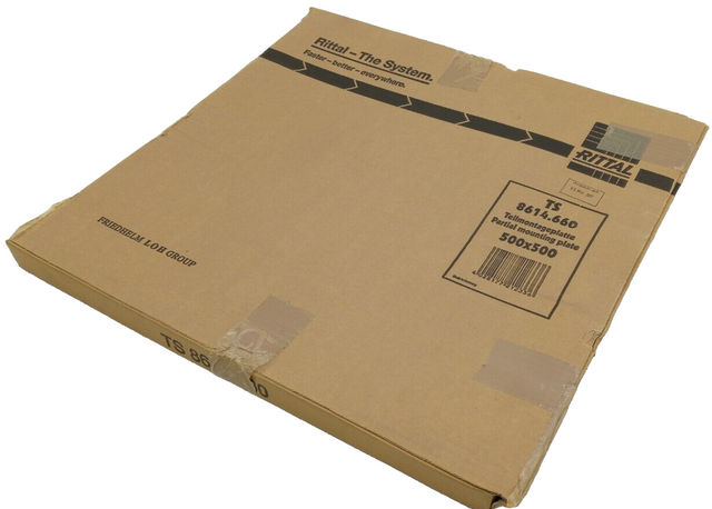 Rittal TS8614.660 Partial Mounting Plate 500x500mm TS8614660 TS VX SE Control Cabinets