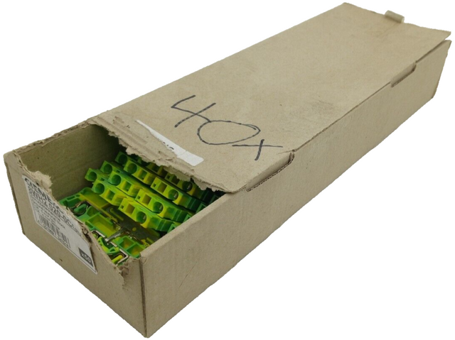 40x Siemens 8WH2020-0CG07 Protective Conductor Terminal 8WH20200CG07 Double-Deck SL Terminal