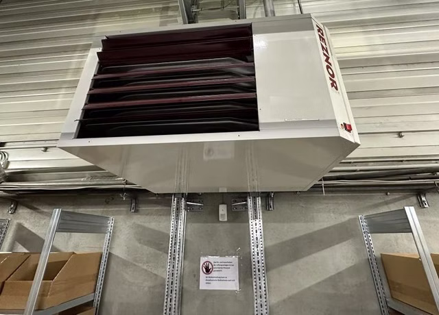 Reznor Gas Air Heater UDSA055-4E Hall Heating 54.74 kW Heating 5830 m3/h