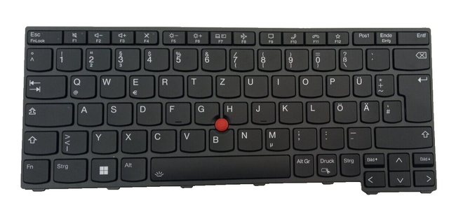 Lenovo German DE 5N21H76998 FRU 5N21H77044 TrackPoint SER2 ThinkPad Keyboard
