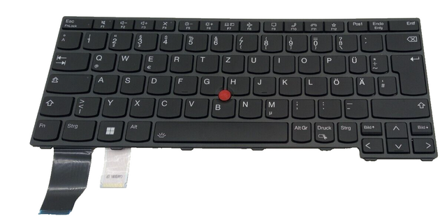 Клавиатура Lenovo, немецкая раскладка, 5N21H76998, FRU 5N21H77044, TrackPoint SER2, ThinkPad, QWERT