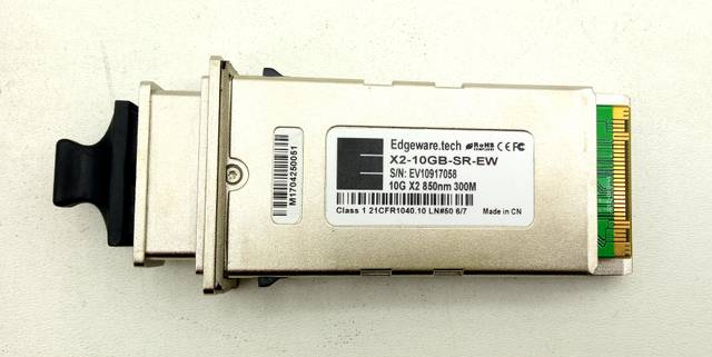 Edgeware X2-10GB-SR-EW Module Adapter Module Transceiver 850nm 300m LC