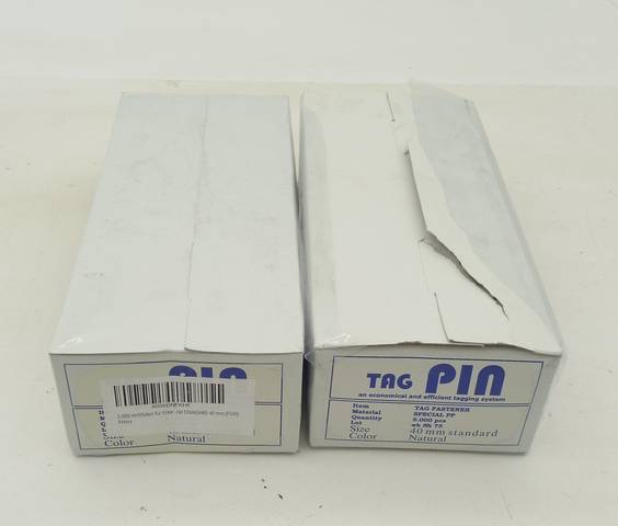2 x TagPin Tagging Pins 40mm Labeling Gun Tag Pins 1PU=5000 pcs
