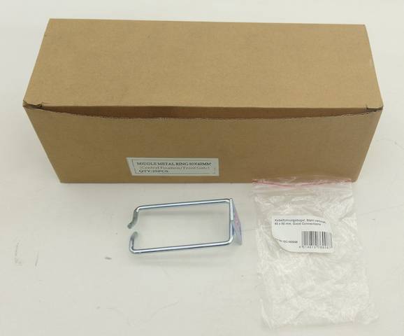 25x Good Connections GC-N0046 Cable Guide Bracket 40x80 mm Galvanized Steel