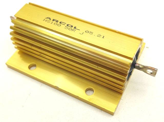 ARCOL HS100 50R J Aluminium High Power Resistor 50 Ohm 100 Watt HS10050RJ