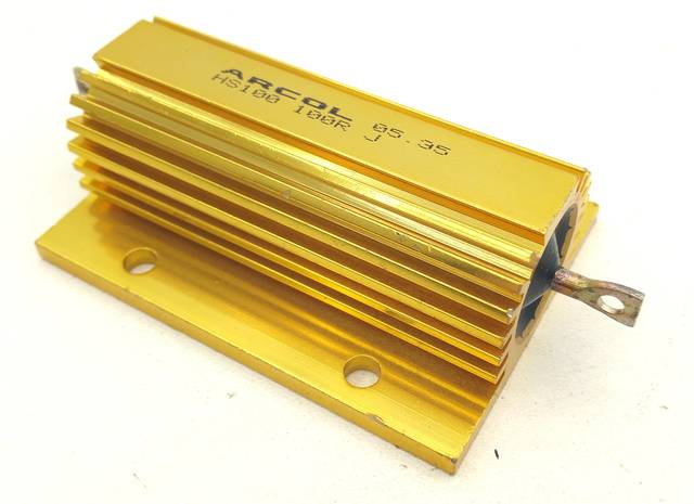 ARCOL HS100 100R J Aluminium High Power Resistor 100 Ohm 100 Watt HS100100RJ