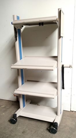 Medical cart, adjustable height 168x73.5x59cm