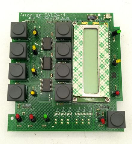 Display Board GVL24.1 Buttons & LEDs Control Board LCD Connection 400 71 341 363