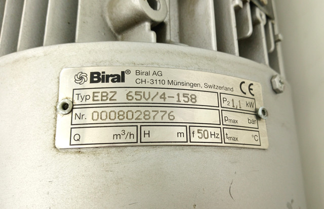 Biral EBZ 65V Kreiselpumpe