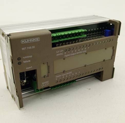 Kuhnke ECOCONTROL 667.148.00 PLC Control CPU Module 24VDC Digital Inputs